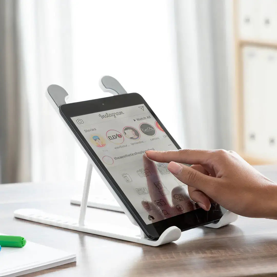 Folding Adjustable Laptop Stand – Multi-Position Ergonomic Support with Carry Bag