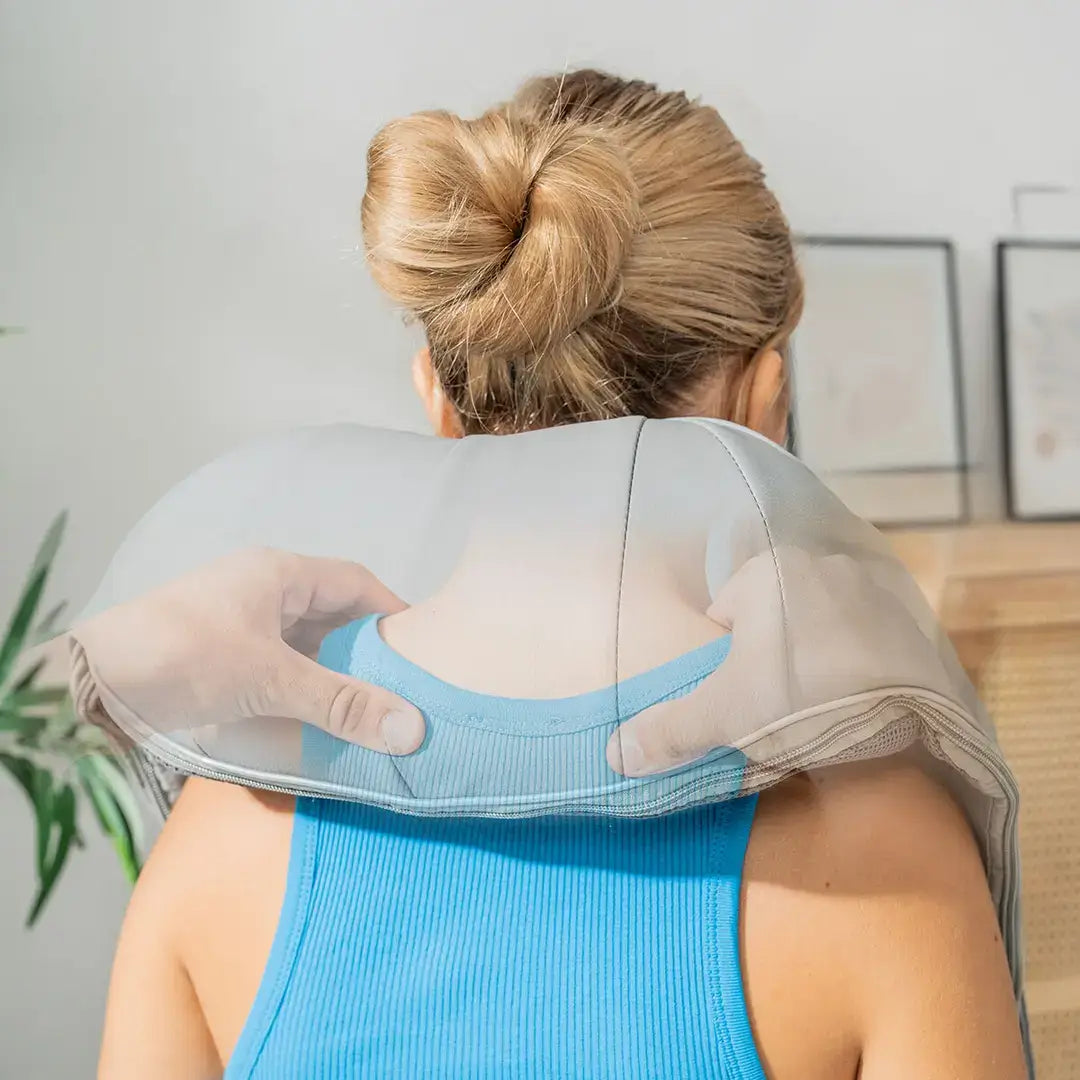 Rechargeable Shiatsu Massager with Infrared Heat – 3 Speeds