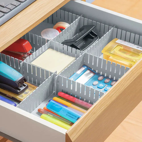 Adjustable Drawer Organiser – 16-Piece Modular Set